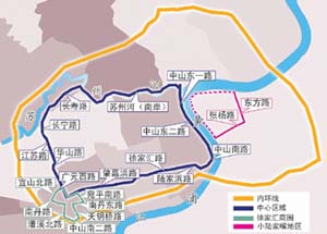 上海环线图图片
